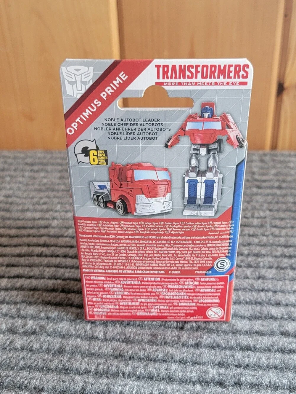 Optimus Prime Autobot Leader Transformer Authentic 4.5-in Figure by Hasbro, New